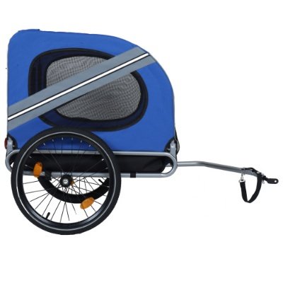 Heavy‑Duty Folding Dog Bike Trailer (120 LB Capacity)