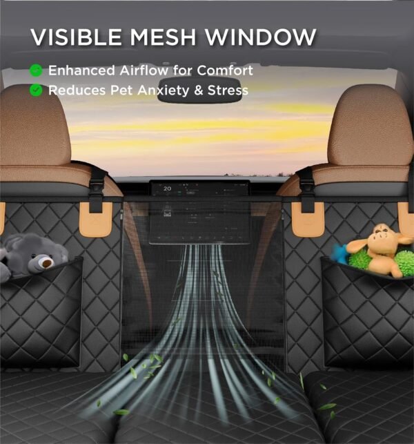 Heavy‑Duty Dog Car Seat Extension Hammock