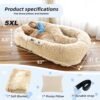 🐾 Wild Angels™ CloudNest Human–Dog Bed