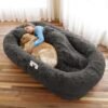 🐾 Wild Angels™ CloudNest Human–Dog Bed