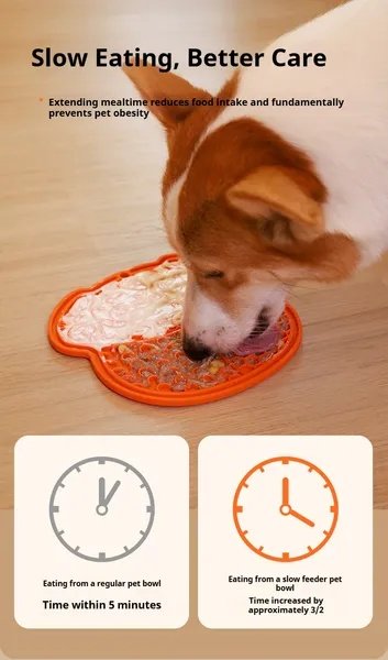 Calming Lick Mat  — Slow Feeder for Anxiety Relief and Enrichment