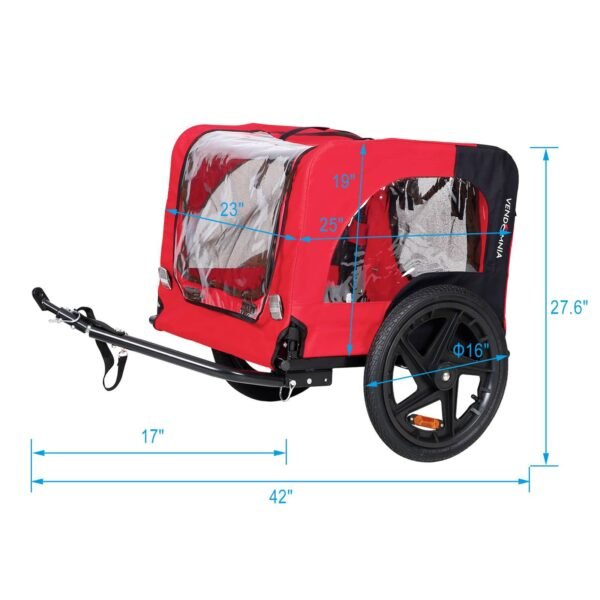 3feb3d9f-6a6c-45c7-a0ee-a4803c56c32f.jpg Foldable Bicycle Pet Trailer – Outdoor Dog Bike Trailer