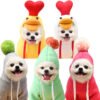 Cozy Fruit and Animal Hoodies for Small Dogs