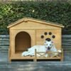 Wild Angels™ Timber Porch Dog House