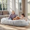 🐾 Wild Angels™ CloudNest Human–Dog Bed