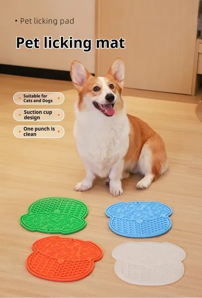 Calming Lick Mat  — Slow Feeder for Anxiety Relief and Enrichment