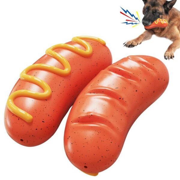 Sausage Tough Dog Chew Toy — For Aggressive Chewers