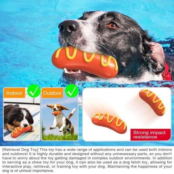 Sausage Tough Dog Chew Toy — For Aggressive Chewers