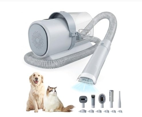 Professional Dog Grooming Clippers with 2.5L Vacuum Cup