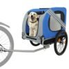 Heavy‑Duty Folding Dog Bike Trailer (120 LB Capacity)