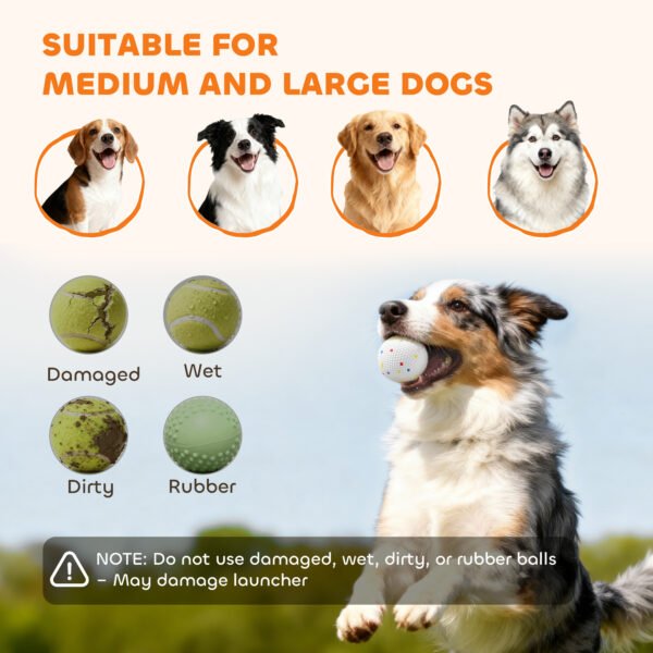 7a0cd7c9-fc65-42c5-bdae-f547b632791e.jpg Automatic Dog Ball Launcher 26' to 79' Fetch Distance.