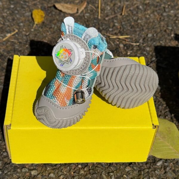 LED Light-Up Paw Protector Boots (4-Pack) — Anti-Slip, Night-Safe Dog Shoes for Small & Medium Breeds