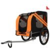 Heavy‑Duty Folding Dog Bike Trailer (120 LB Capacity)