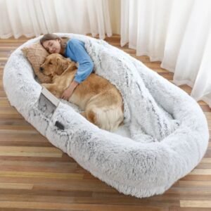 🐾 Wild Angels™ CloudNest Human–Dog Bed