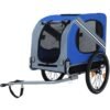 Heavy‑Duty Folding Dog Bike Trailer (120 LB Capacity)