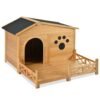 Wild Angels™ Timber Porch Dog House
