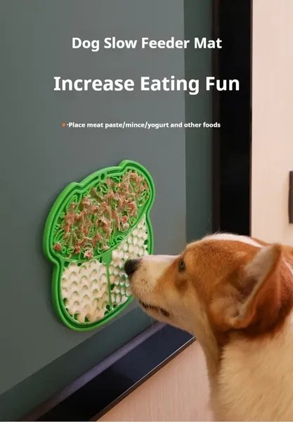 Calming Lick Mat  — Slow Feeder for Anxiety Relief and Enrichment