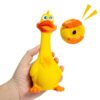 Wild Angels 3‑Piece Latex Screaming Chicken Dog Toys - Squeaky Interactive Play Set