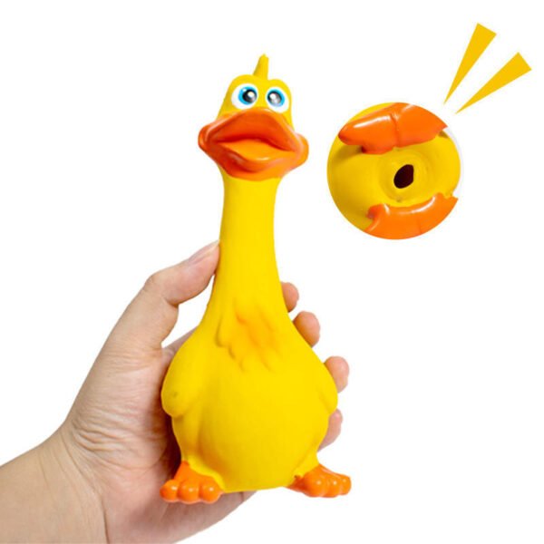 Wild Angels 3‑Piece Latex Screaming Chicken Dog Toys - Squeaky Interactive Play Set
