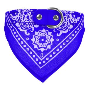 Bandana with Leather Adjustable Collar