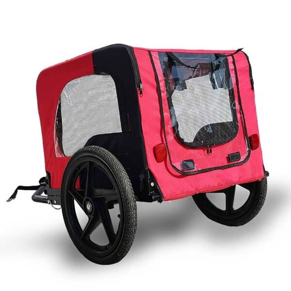 c2477d65-1b03-4063-a90e-332222e3ef64.jpg Foldable Bicycle Pet Trailer – Outdoor Dog Bike Trailer
