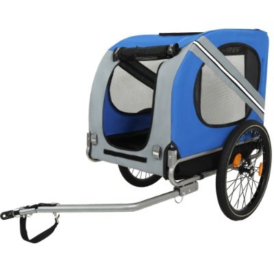 Heavy‑Duty Folding Dog Bike Trailer (120 LB Capacity)