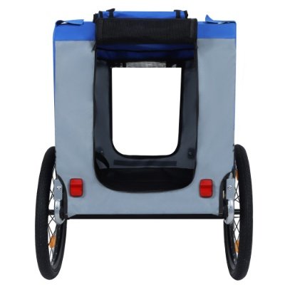 Heavy‑Duty Folding Dog Bike Trailer (120 LB Capacity)