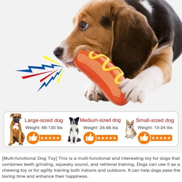 Sausage Tough Dog Chew Toy — For Aggressive Chewers