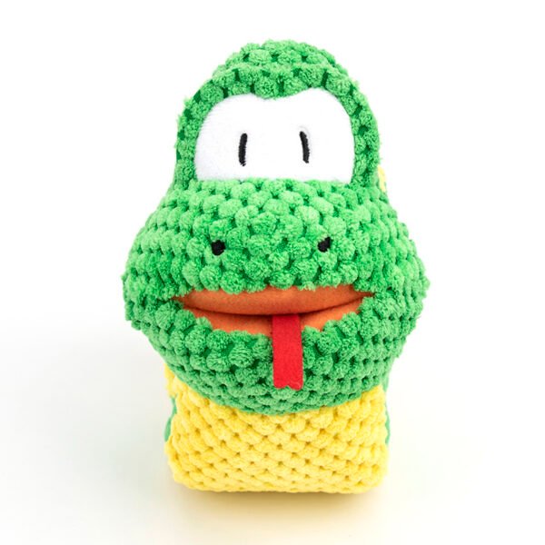 Wild Angels Snake Snuffle Squeak Puzzle Plush Toy