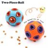 d9279838-bd98-4189-b4e4-43222e0e3211.jpg Wild Angels™ Rubber Bell Ball Duo — 2‑Pack Interactive Chew Toys for Puppies and Small Dogs