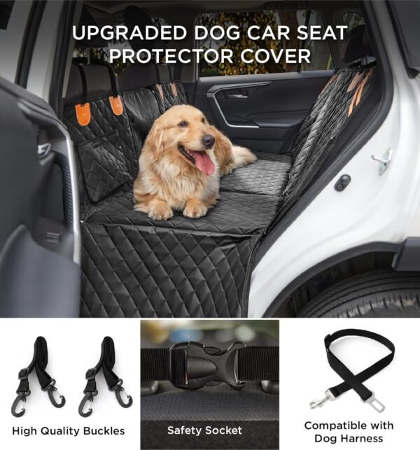 Heavy‑Duty Dog Car Seat Extension Hammock