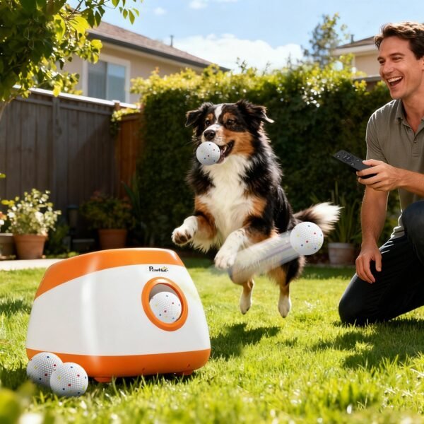 f03fd6ec-37fb-4c7b-b691-4564959aaa9e.jpg Automatic Dog Ball Launcher 26' to 79' Fetch Distance.