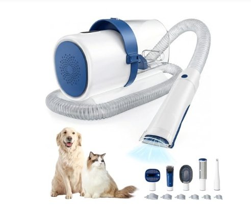 Professional Dog Grooming Clippers with 2.5L Vacuum Cup