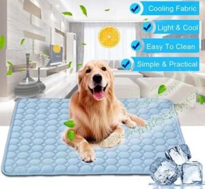 Ice Silk Cooling Pad for Dogs – Breathable Summer Cooling Mat (Multiple Sizes)