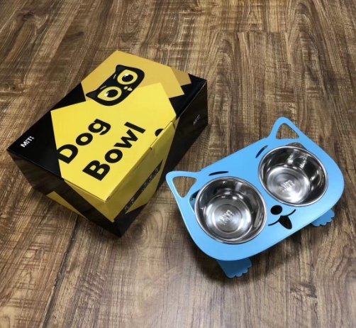 Anti-falling Dog Feeding and Water Bowl Combo