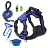 Tactical Service Dog Harness Set by Wild Angels™ — Adjustable Vest, Car Seat Belt & Outdoor Essentials