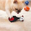 4‑Piece Latex Dog Chew Toys with Squeaker - Puppy Teething & Dental Play Set