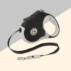 Wild Angels™ GlowControl Retractable Dog Leash with LED Light — One‑Hand Brake & Tangle‑Resistant Control