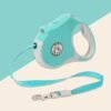 Wild Angels™ GlowControl Retractable Dog Leash with LED Light — One‑Hand Brake & Tangle‑Resistant Control