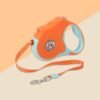 Wild Angels™ GlowControl Retractable Dog Leash with LED Light — One‑Hand Brake & Tangle‑Resistant Control