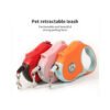 Wild Angels™ GlowControl Retractable Dog Leash with LED Light — One‑Hand Brake & Tangle‑Resistant Control
