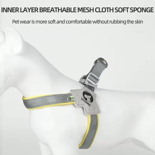 Comfort Fit Reflective No Pull Dog Harness & Leather Leash Set | Wild Angels Store