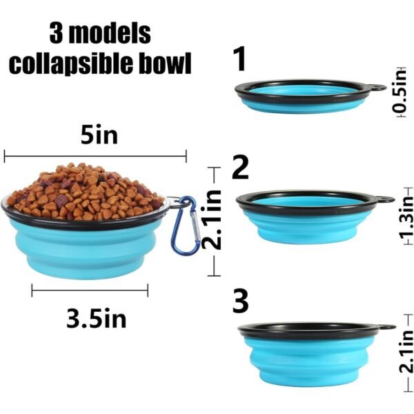 a9b105b3-7cc8-42e5-a512-ffa24db8100e.jpg Wild Angels™ AdventureFold Travel Pet Bowl Set | Premium 2-Pack Collapsible Food & Water Bowls with Protective Lids