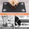 Wild Angels™ Quick-Dry Absorbent Pet Feeding Mat | Waterproof Dog Food Bowl Placemat