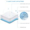 Wild Angels™ Premium Pet Training Pad Value Pack | 50 Ultra-Absorbent Puppy & Cat Potty Pads | 24" x 18" Leak-Resistant Wee Mats