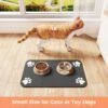 Wild Angels™ Quick-Dry Absorbent Pet Feeding Mat | Waterproof Dog Food Bowl Placemat