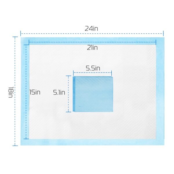 Wild Angels™ Premium Pet Training Pad Value Pack | 50 Ultra-Absorbent Puppy & Cat Potty Pads | 24" x 18" Leak-Resistant Wee Mats